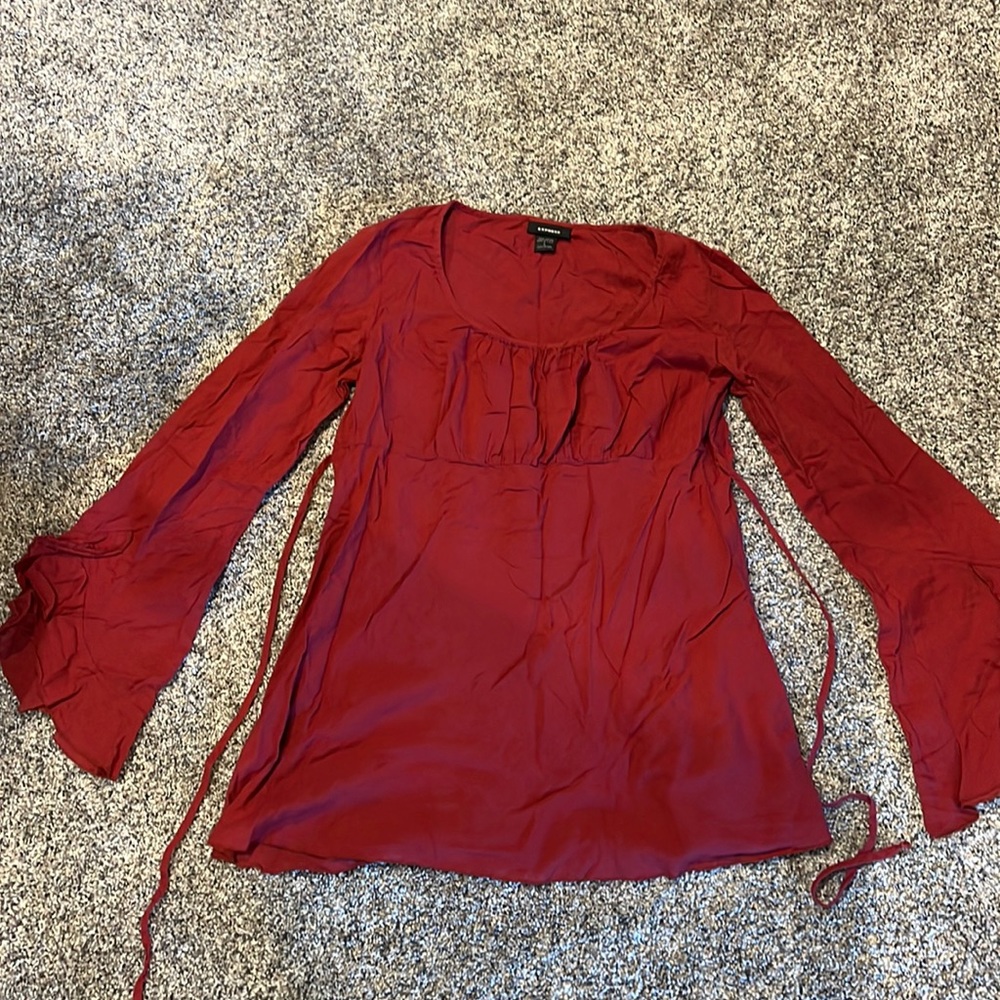 Maroon express blouse